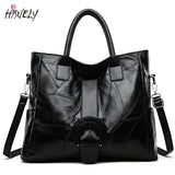 Sheepskin Splicing Single Shoulder Bag European and American Women's Handbag