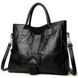 Sheepskin Splicing Single Shoulder Bag European and American Women's Handbag