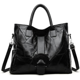 Sheepskin Splicing Single Shoulder Bag European and American Women's Handbag