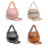 Women's Basketball Shoulder Bag Chain Totes Purse Crossbody Handbags