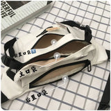 Harajuku Ins Dark Wind Canvas Waist Bag