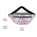 Women's Printed Waist Fanny Pack Belt Bag Travel Hip Purse