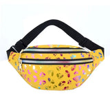 Women's Printed Waist Fanny Pack Belt Bag Travel Hip Purse