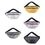 Women's Printed Waist Fanny Pack Belt Bag Travel Hip Purse