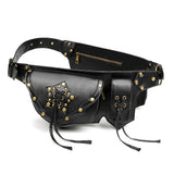 Steampunk Tactical Waist Bag for Outdoor Cycling