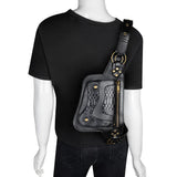 Steampunk Waist Bag Gothic Chest Bum Bag