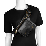Steampunk Waist Bag Gothic Chest Bum Bag
