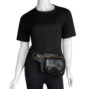 Steampunk Waist Bag Tactical Chest Bag Outdoor Travel Gothic Waist Bag