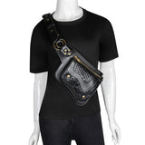 Steampunk Waist Bag Gothic Chest Bum Bag