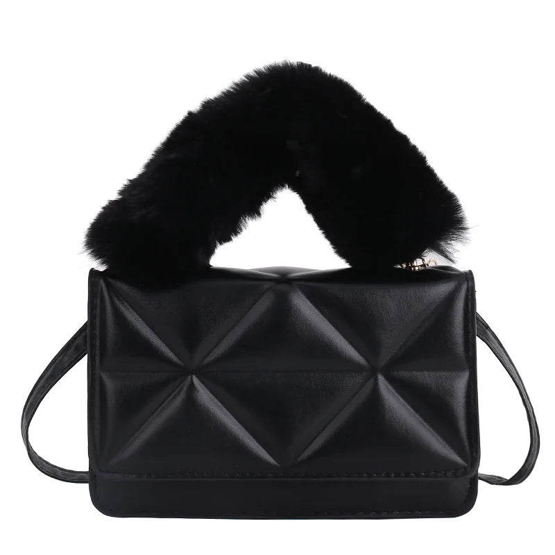 Ethnic Women's Shoulder Bag Autumn Winter Literature Shoulder Bag