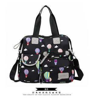 Autumn Hot Air Balloon Print Cross Bag Set Shoulder Handbag