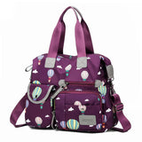 Autumn Hot Air Balloon Print Cross Bag Set Shoulder Handbag