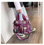 Autumn Hot Air Balloon Print Cross Bag Set Shoulder Handbag
