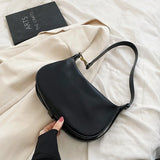 Women's Casual Solid Handbag PU Messenger Bag