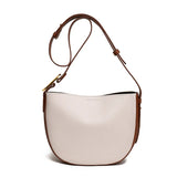 Leather Bucket Bag Women Shoulder Handbag Purse