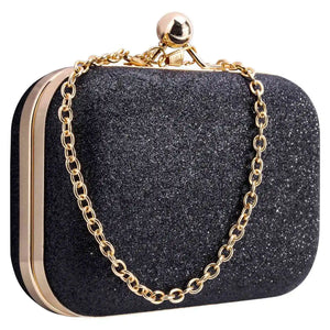Women's Bling Evening Party Handbag with Chain