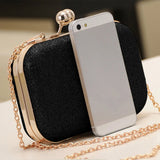 Women's Bling Evening Party Handbag with Chain