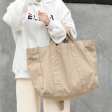 Women's Casual Art Canvas Shoulder Bag Handbag Retro Large Capacity Tote Bag