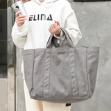 Women's Casual Art Canvas Shoulder Bag Handbag Retro Large Capacity Tote Bag
