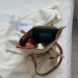 Women's Contrast Shoulder Bag Big Handbag