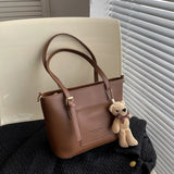 Women's Contrast Shoulder Bag Big Handbag