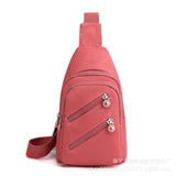 Women's Nylon Chest Bag Large Capacity Shoulder Messenger