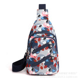 Women's Nylon Chest Bag Large Capacity Shoulder Messenger