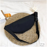 Women's Colorful Waist Bag Rainbow Nylon Small Chest Bag