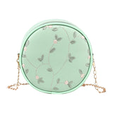 Mini Embroidered Chain Crossbody Bag Women's Messenger Bag
