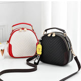 Women's Round Handbag Large Capacity Shoulder Bag