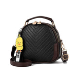 Women's Round Handbag Large Capacity Shoulder Bag