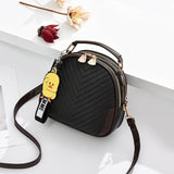 Women's Round Handbag Large Capacity Shoulder Bag