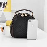 Women's Round Handbag Large Capacity Shoulder Bag