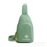 Women's Embroidered Chest Bag Canvas Single Shoulder Bag