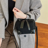 Women's Suede Shoulder Bag, High-Quality Handbag Series