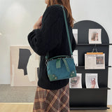 Women's Suede Shoulder Bag, High-Quality Handbag Series