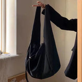 Fashionable Nylon Shoulder Bag for Women, Large Capacity