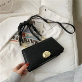 Women's Fold Portable Small Square Bag Crossbody Shoulder Bag