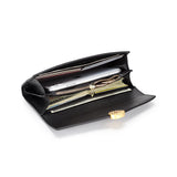 Women's Crocodile Pattern Leather Long Wallet - Large Capacity Hand Wallet