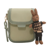 Mini Cross-body Mobile Phone Shoulder Bag Women's PU Leather Clutches