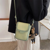 Mini Cross-body Mobile Phone Shoulder Bag Women's PU Leather Clutches