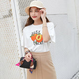Women's Messenger Bag with Ribbon Chain Pillow Bag and Phone Bag