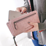 Women's Long Zipper Wallet Large Capacity Multi-function Mobile Wallet