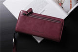 Women's Long Zipper Wallet Large Capacity Multi-function Mobile Wallet