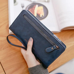 Women's Long Zipper Wallet Large Capacity Multi-function Mobile Wallet
