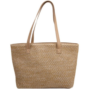 Large-Capacity Straw Woven Shoulder Bag for Women