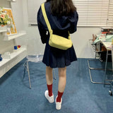 Women's Candy Portable Hand Bag Zipper One-Shoulder Diagonal Bag