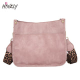 Leopard Print Messenger Bag Retro Hit Shoulder Bag