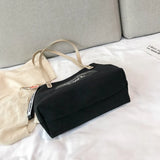 One-Shoulder Canvas Tote Bag Large Capacity Schoolbag Handbag