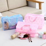 Women's Portable Travel Wash Bag Waterproof Cosmetic Storage Beauty